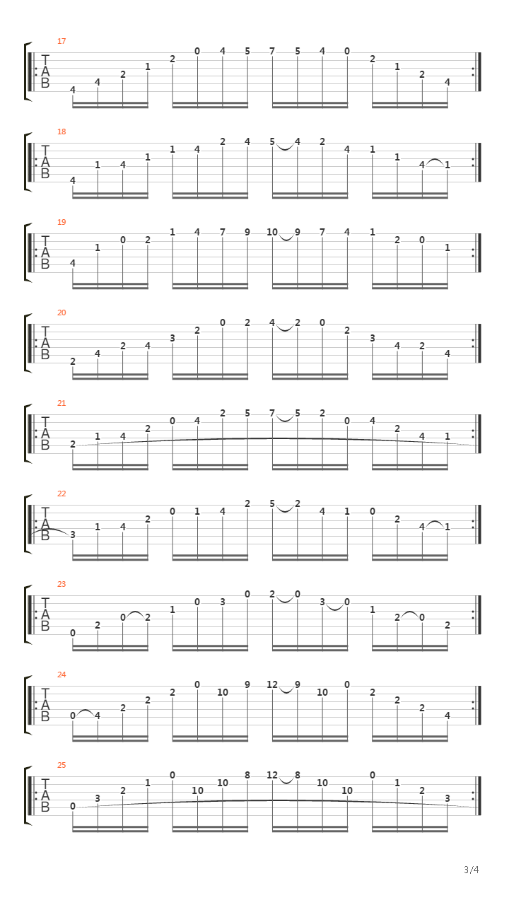 维拉罗伯斯练习曲第二号吉他谱