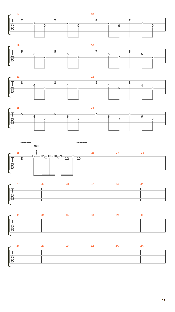 自我创作吉他谱