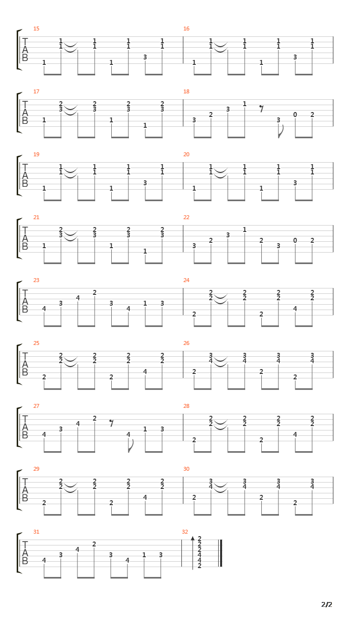 Opera 2（歌剧2）吉他谱