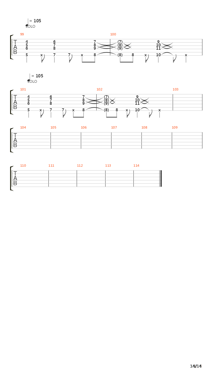 neon吉他谱