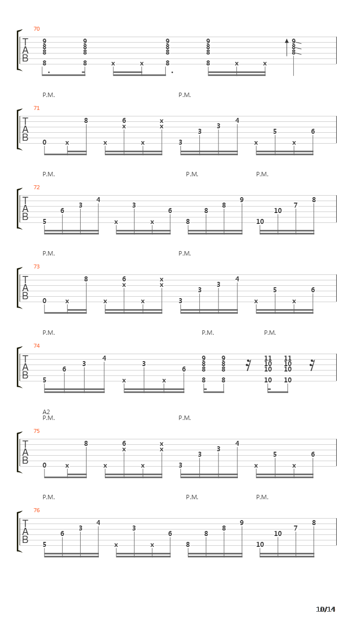 neon吉他谱