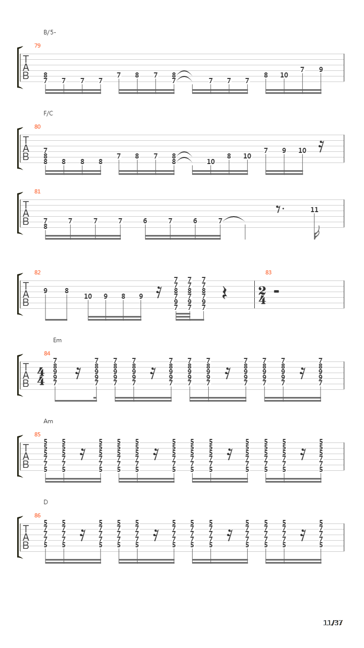 Mediterranean Sundance(地中海阳光)吉他谱