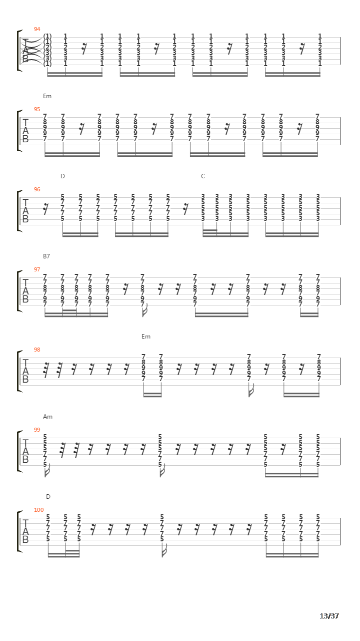 Mediterranean Sundance(地中海阳光)吉他谱