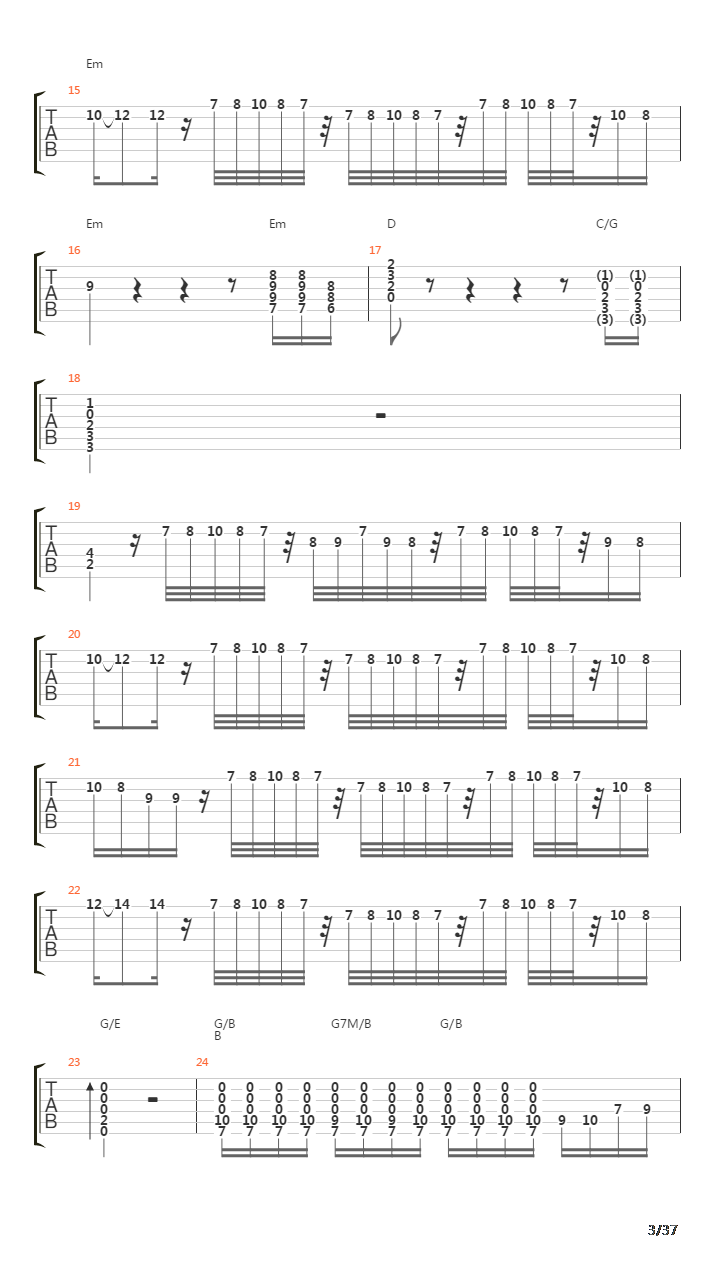 Mediterranean Sundance(地中海阳光)吉他谱