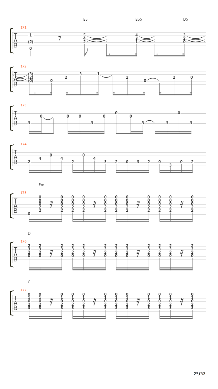 Mediterranean Sundance(地中海阳光)吉他谱