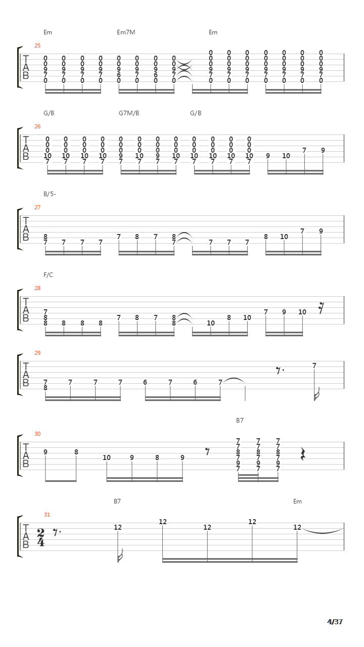 Mediterranean Sundance(地中海阳光)吉他谱