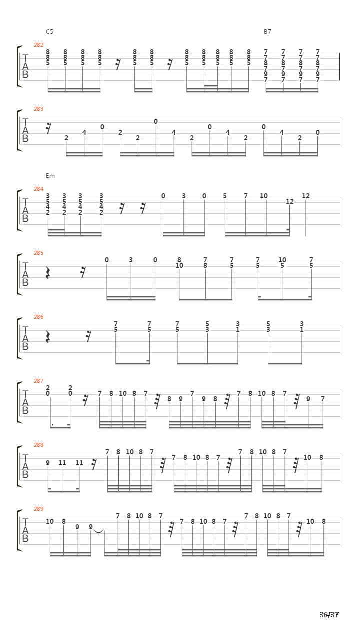 Mediterranean Sundance(地中海阳光)吉他谱