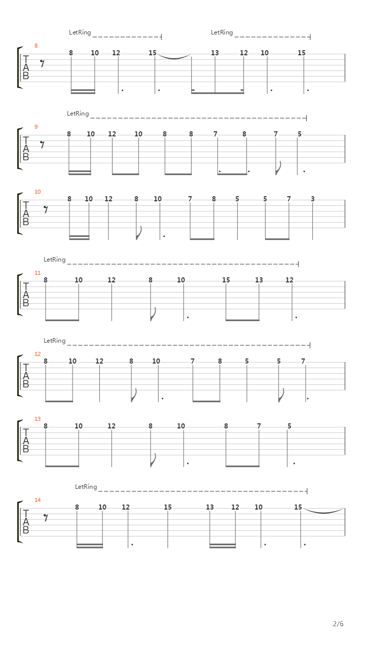 Endless Horizon(无垠地平线)吉他谱