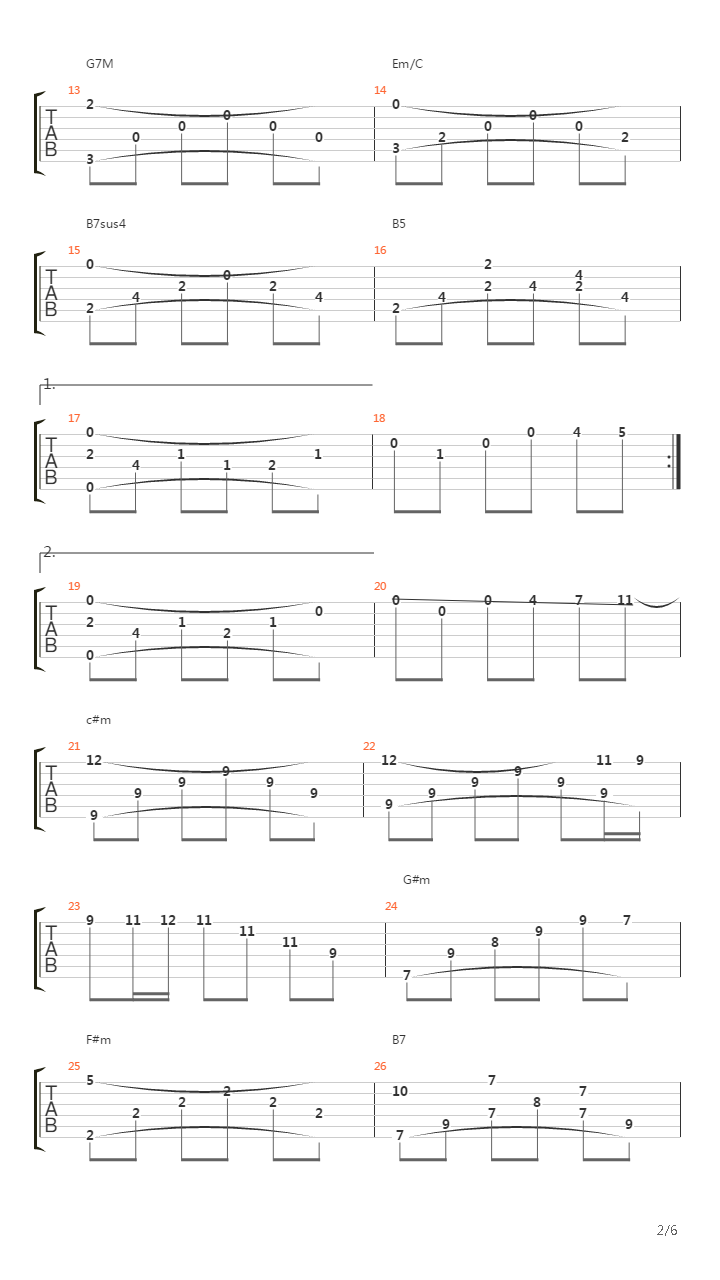 Cavatina(卡伐蒂娜)吉他谱