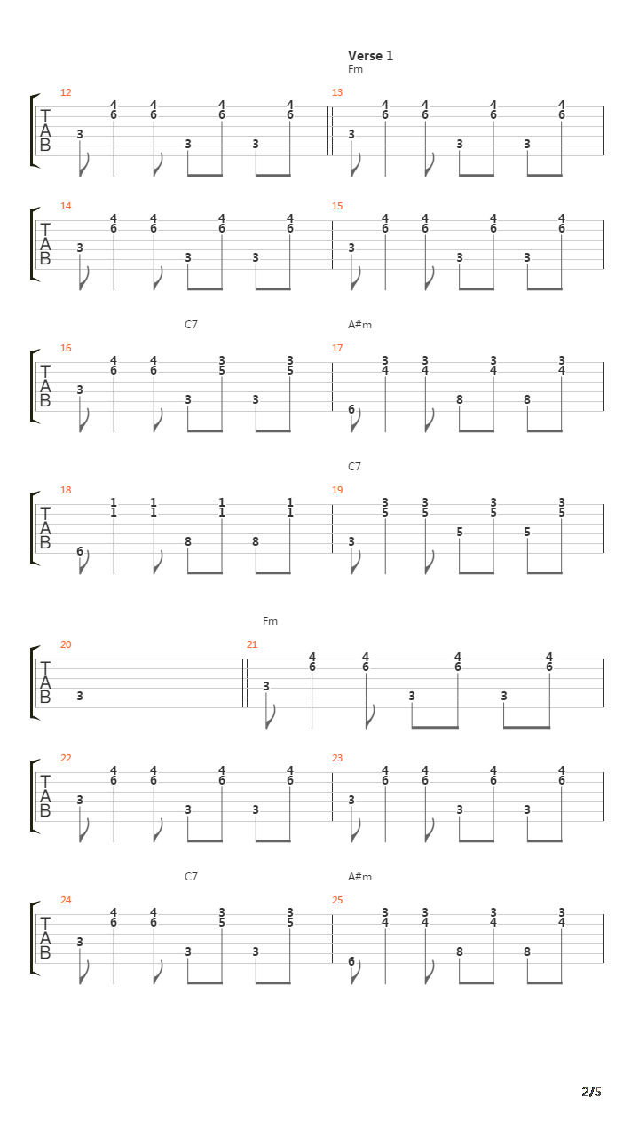 Opera 2吉他谱