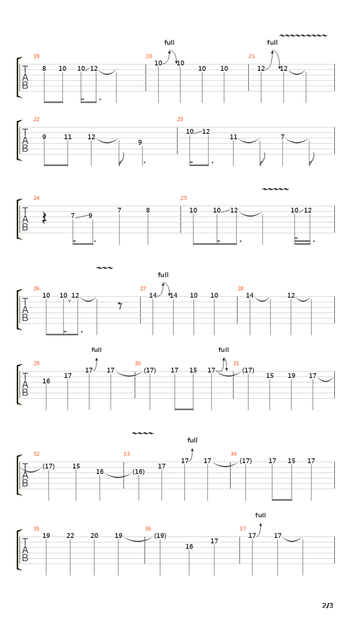 云吉他谱