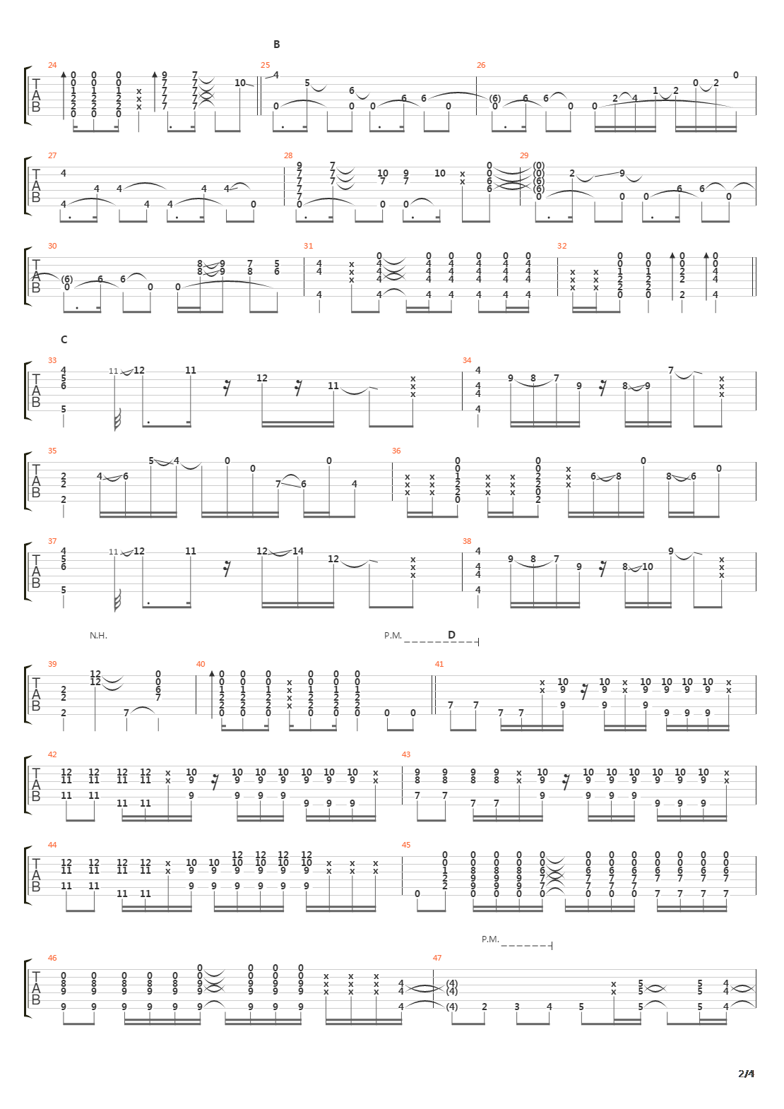 Etude of the Sun吉他谱