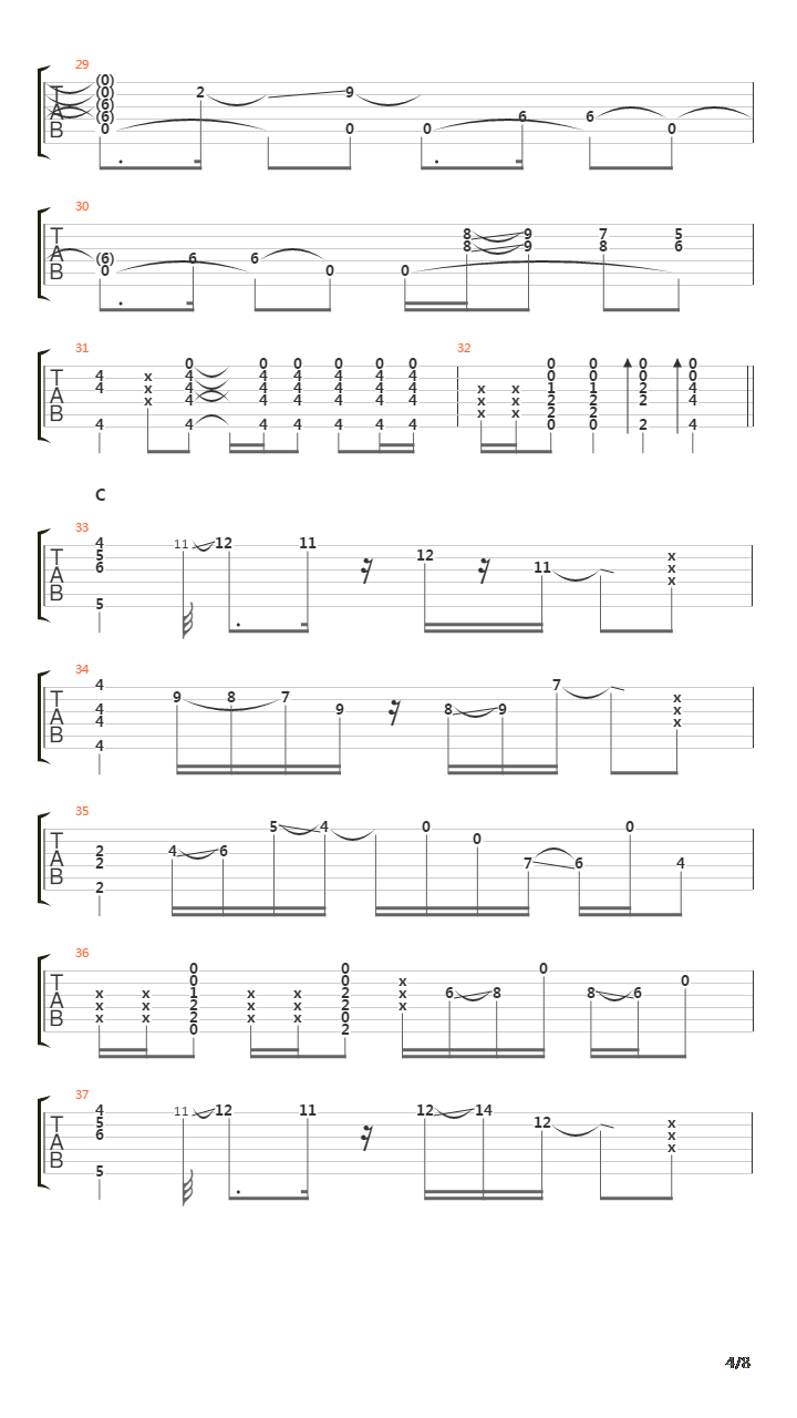 Etude of the Sun吉他谱