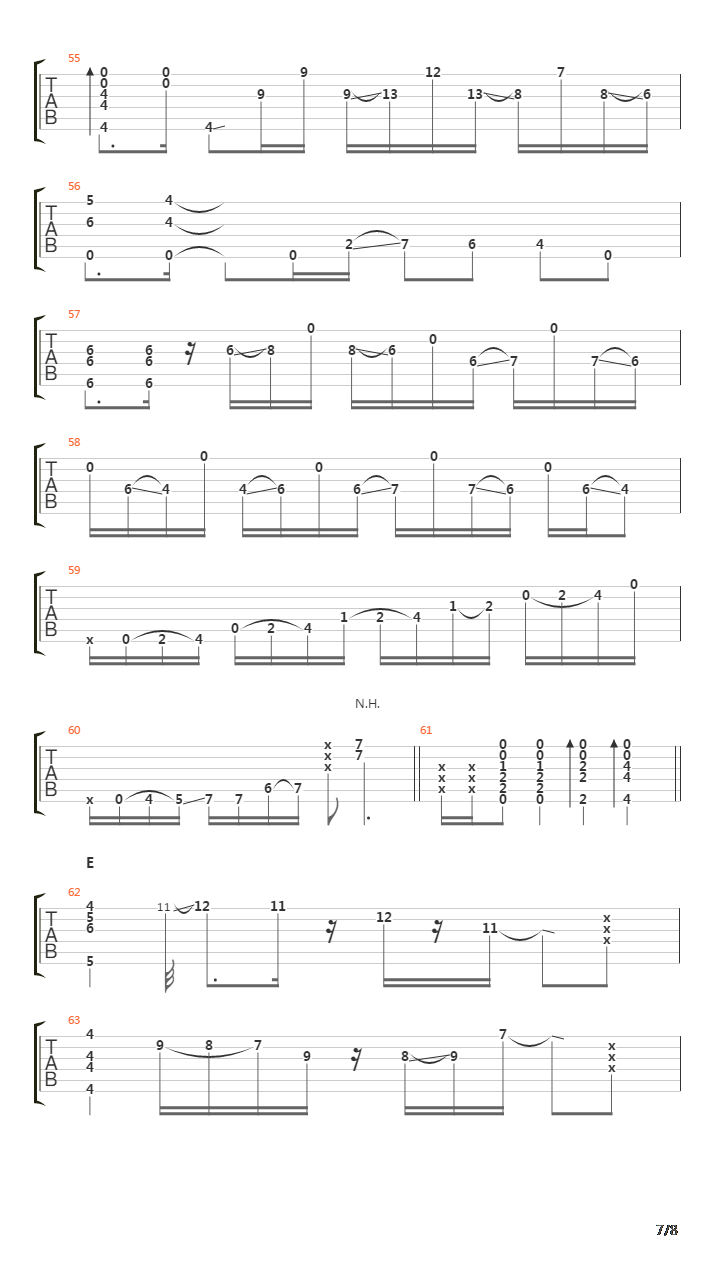 Etude of the Sun吉他谱