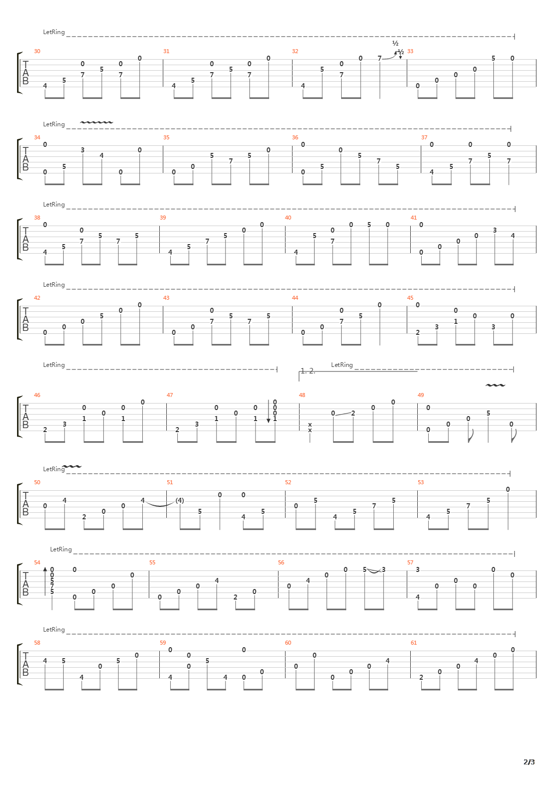 Taketori Monogatari(竹取物语)吉他谱