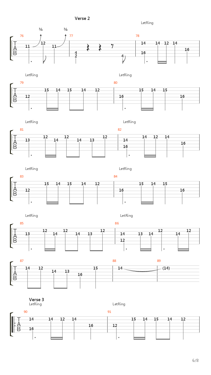 Final Countdown吉他谱