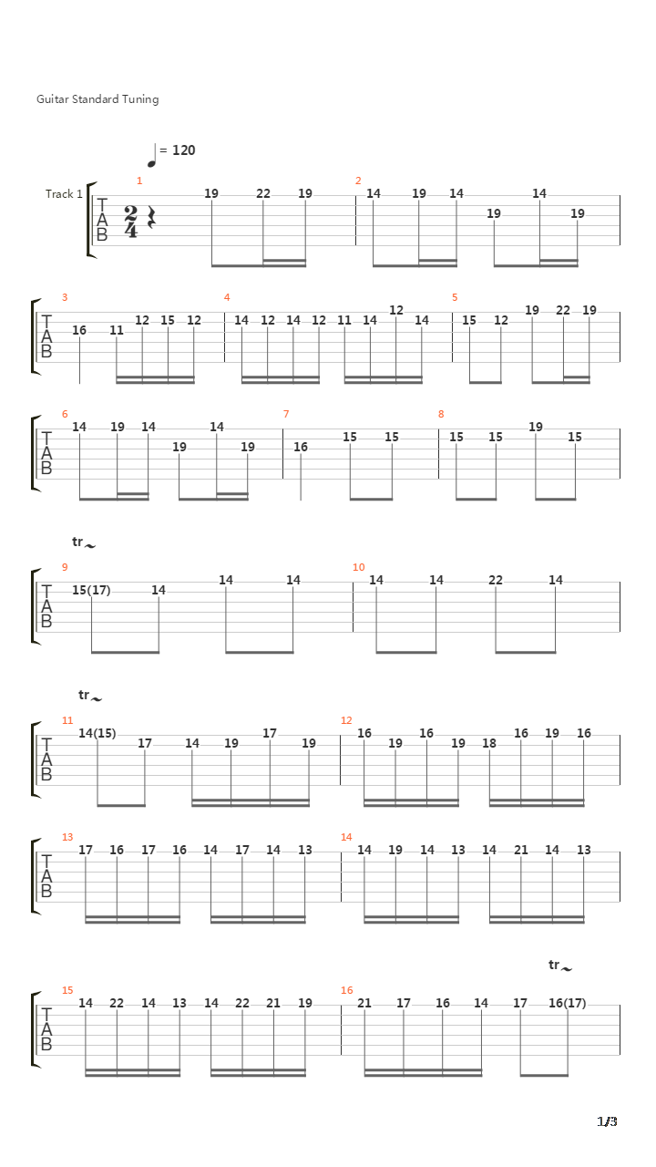 Badinerie from Suite No.2 BWV 1067吉他谱