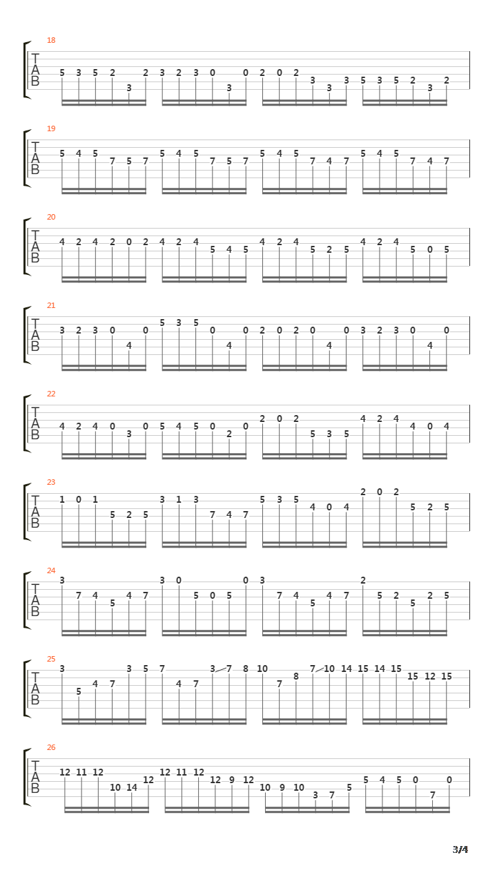 Fantasia in G major BWV 572(Tres vitement)吉他谱