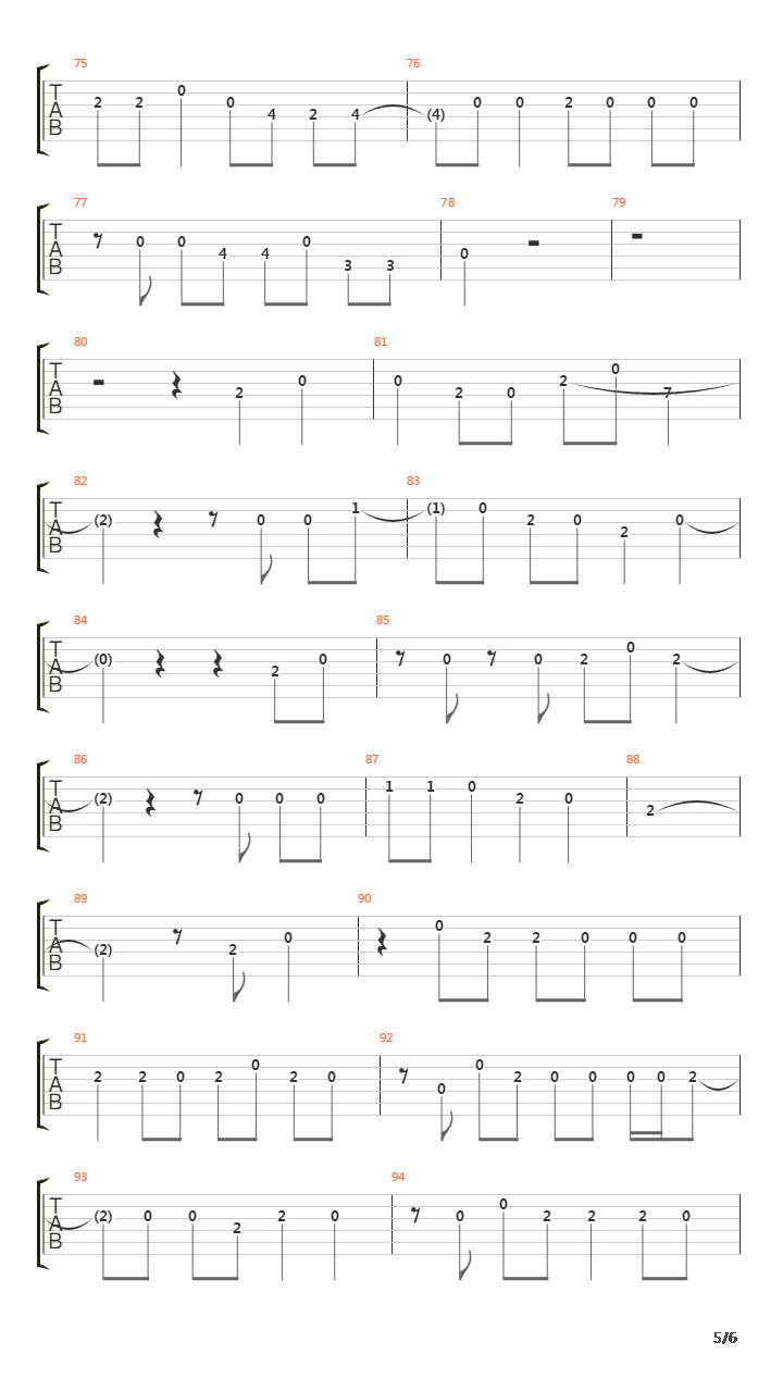 Mine吉他谱