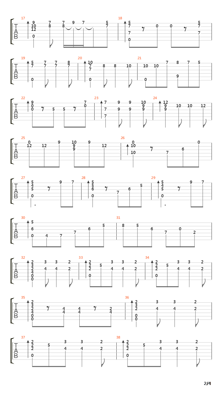 Les Contes Dhoffmann(霍夫曼的故事)吉他谱