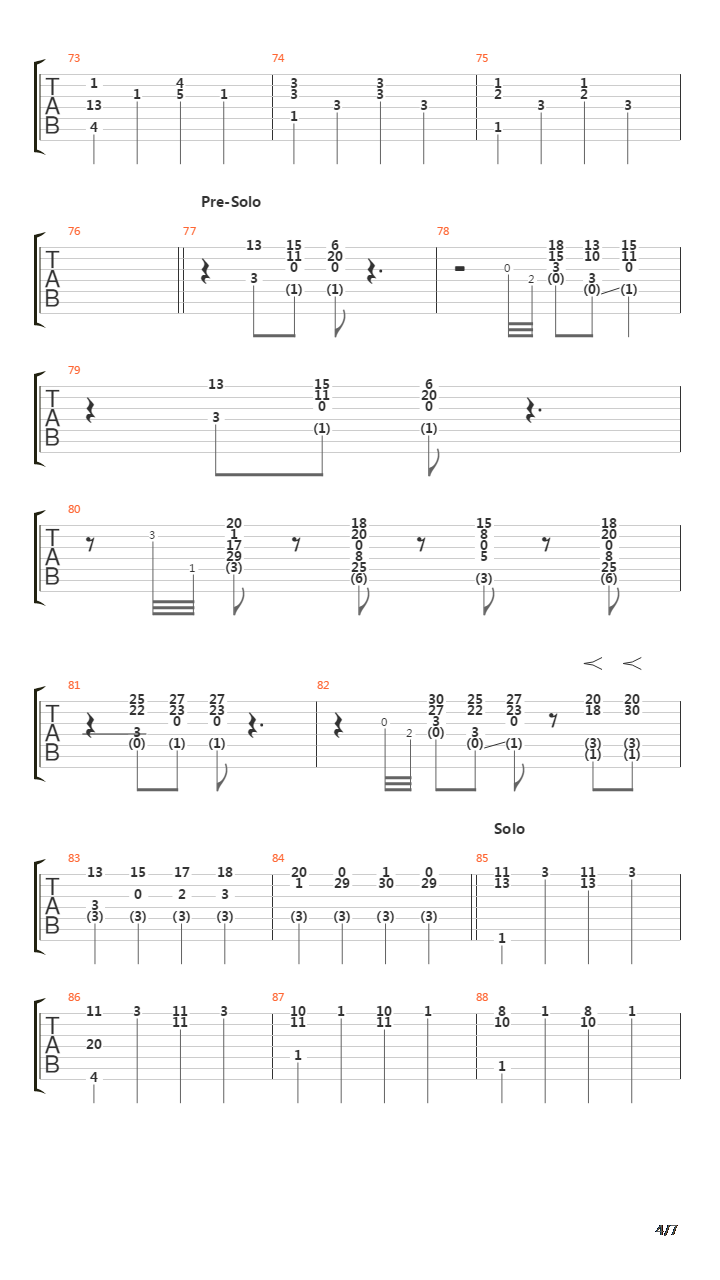 Wiseman吉他谱