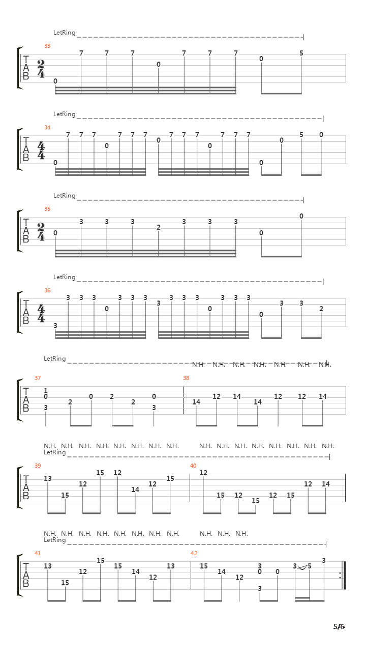 牧羊曲吉他谱