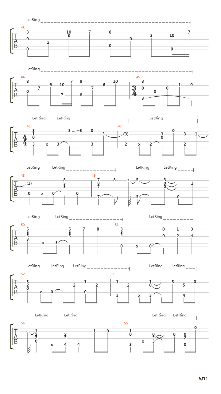 五月天歌曲吉他独奏串烧【第一弹】吉他谱