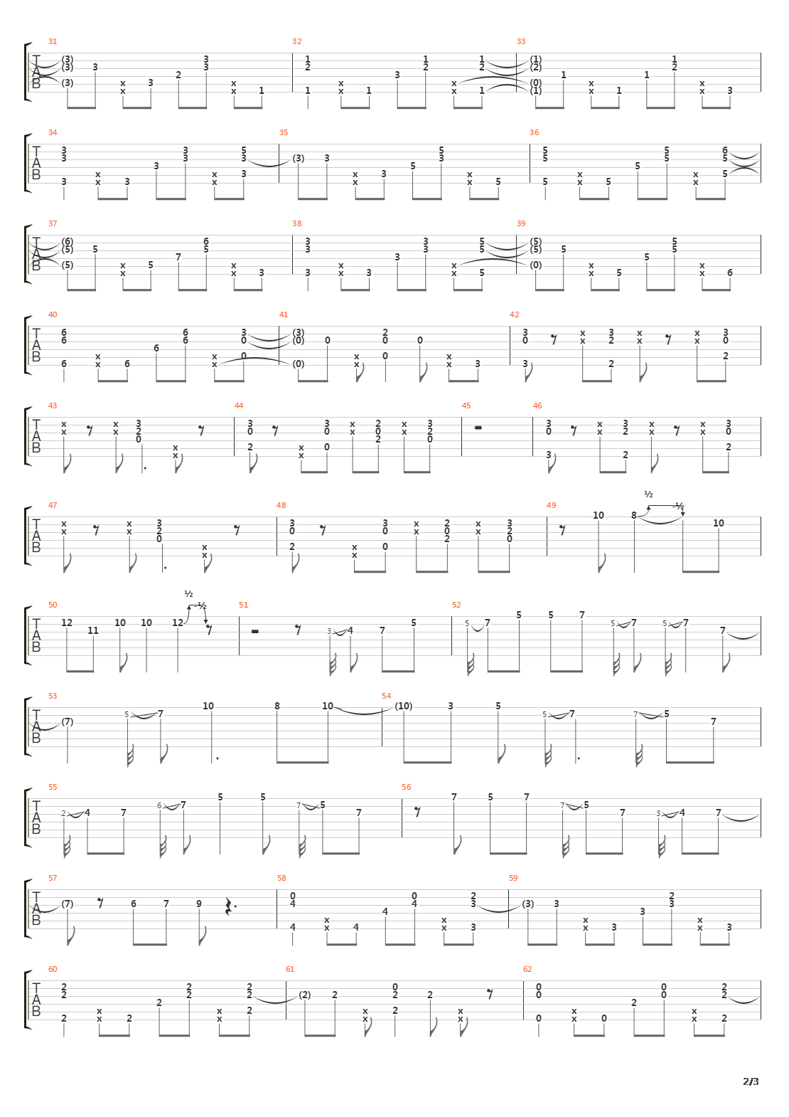 Route 128吉他谱