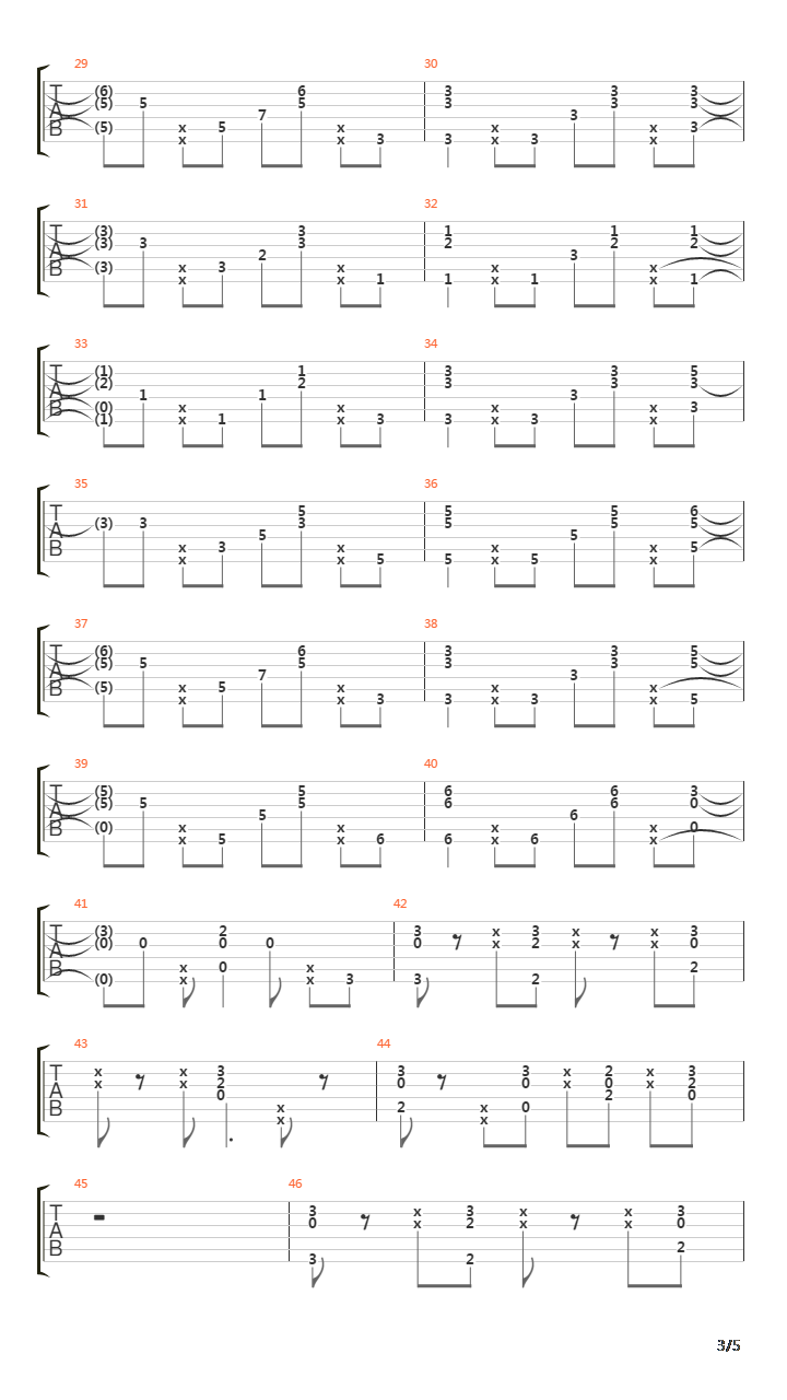 Route 128吉他谱