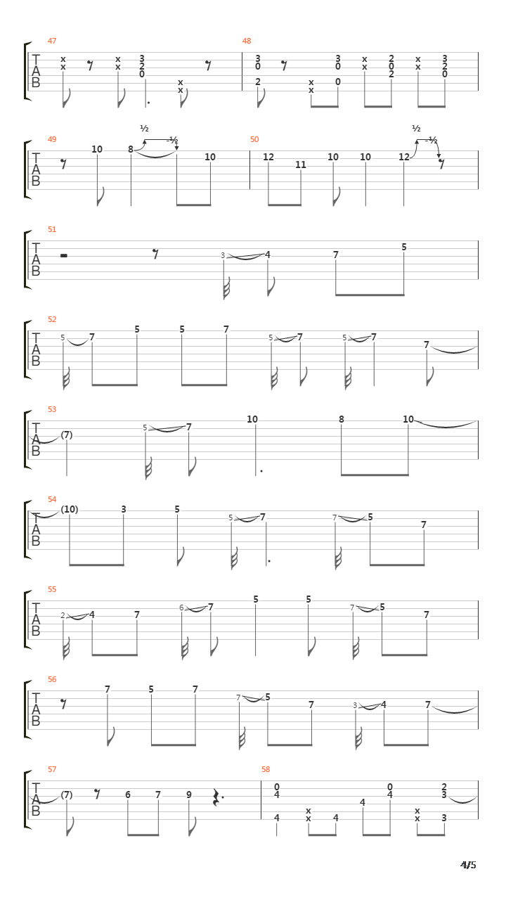 Route 128吉他谱