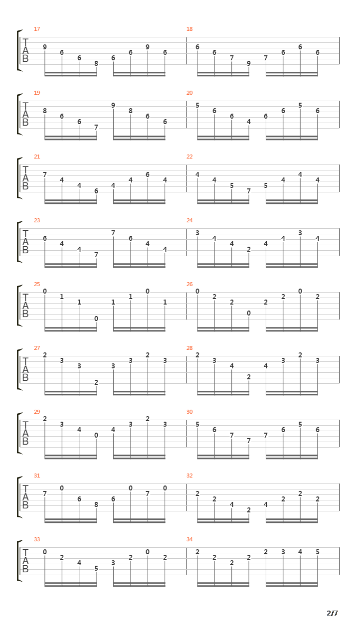 音乐会练习曲1号吉他谱