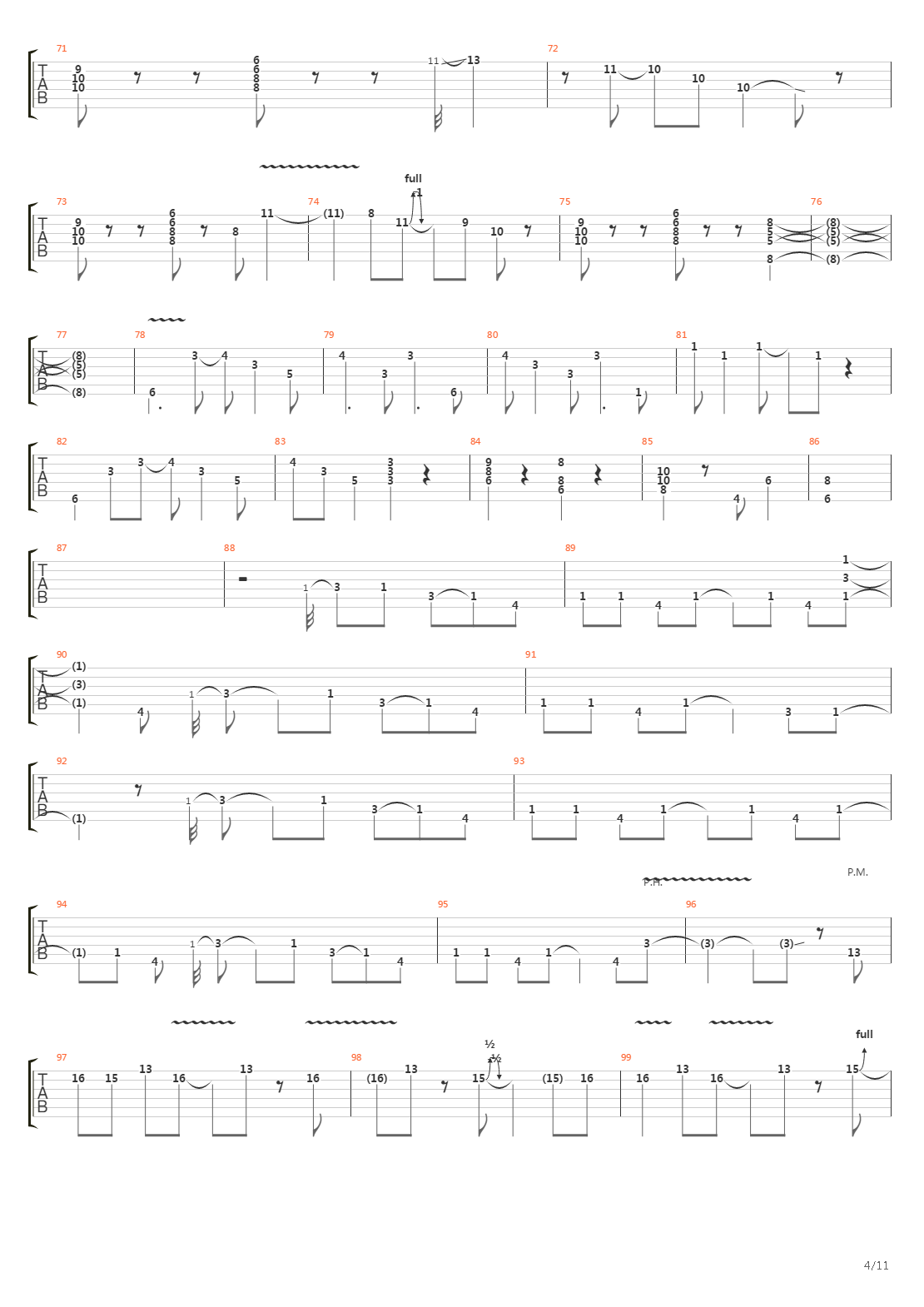 ZAP吉他谱