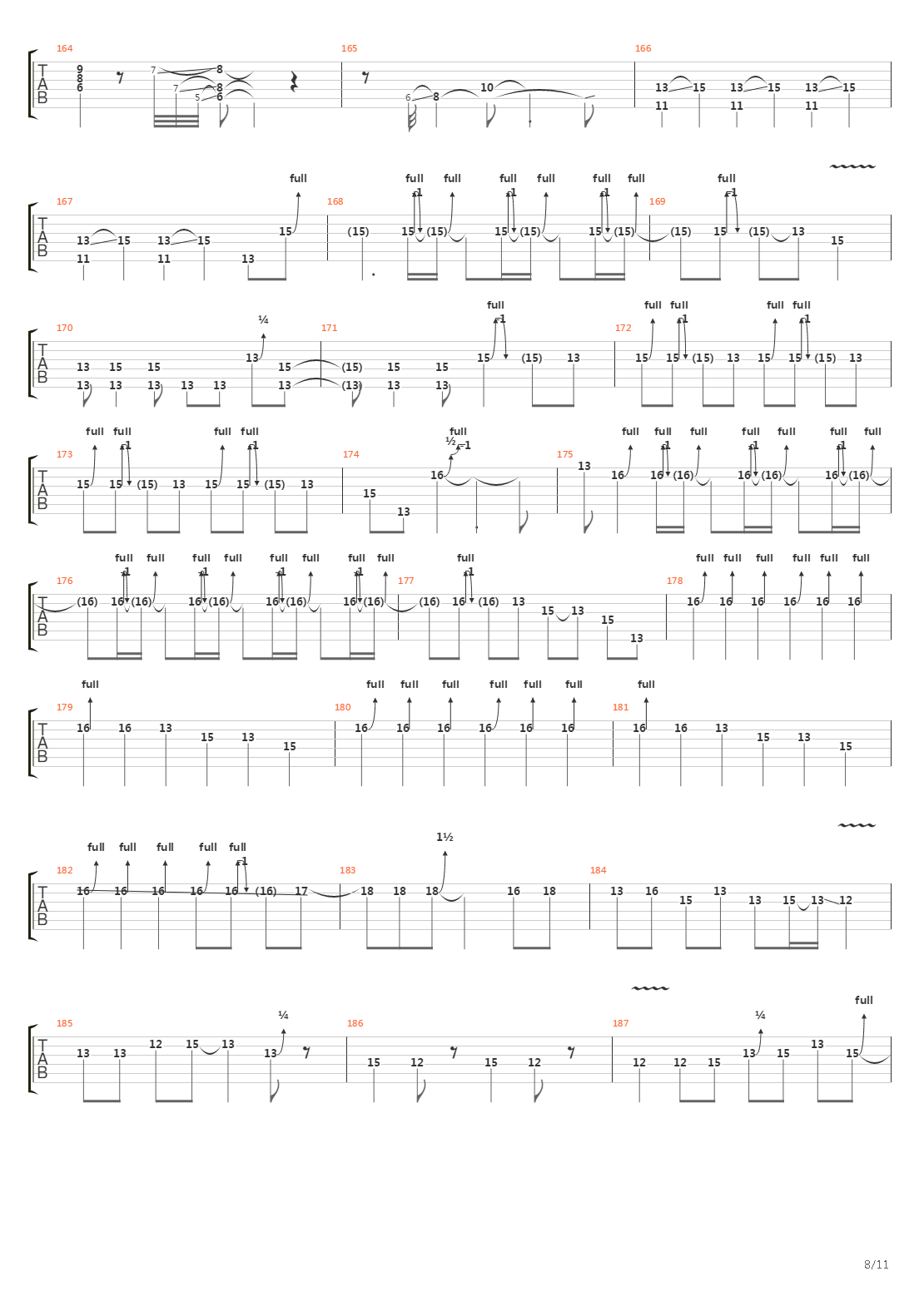 ZAP吉他谱