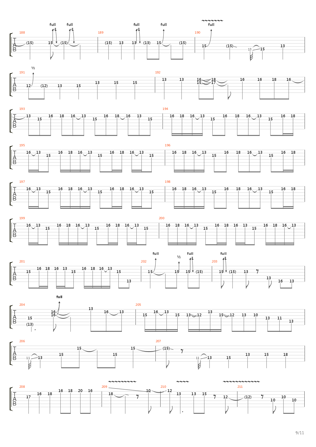 ZAP吉他谱