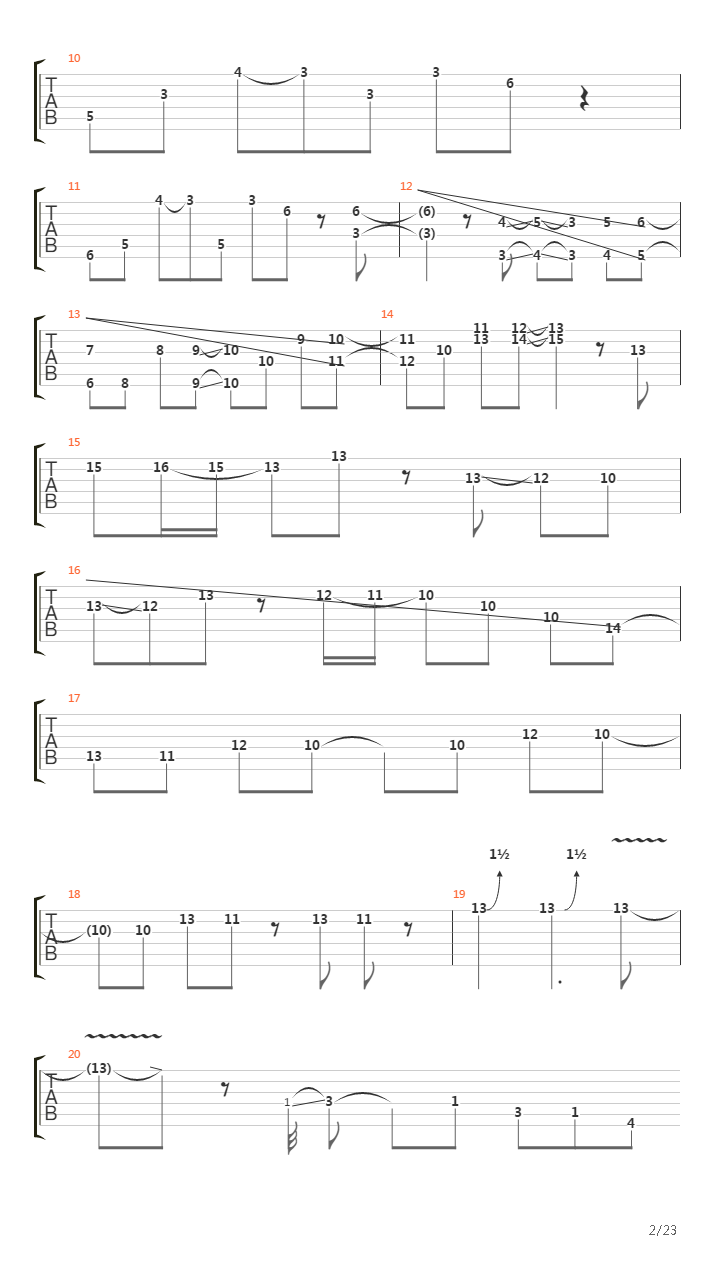 ZAP吉他谱