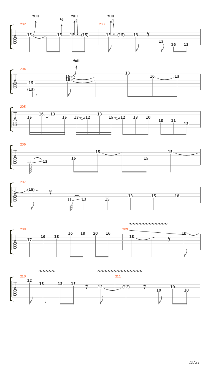 ZAP吉他谱