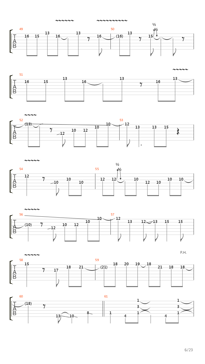 ZAP吉他谱