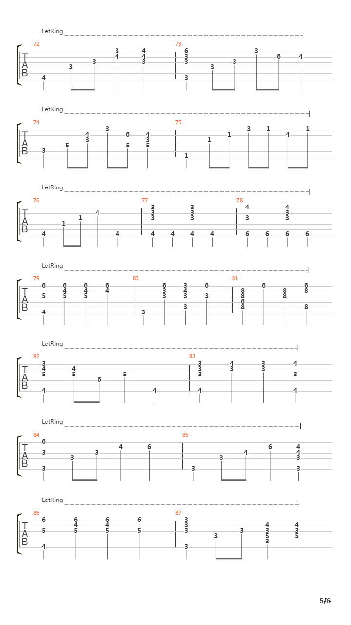 Chasing Pavements吉他谱