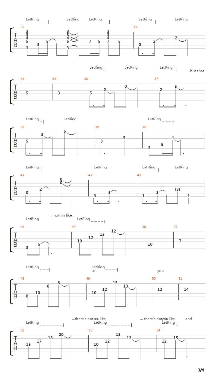 Nothing Like Us吉他谱