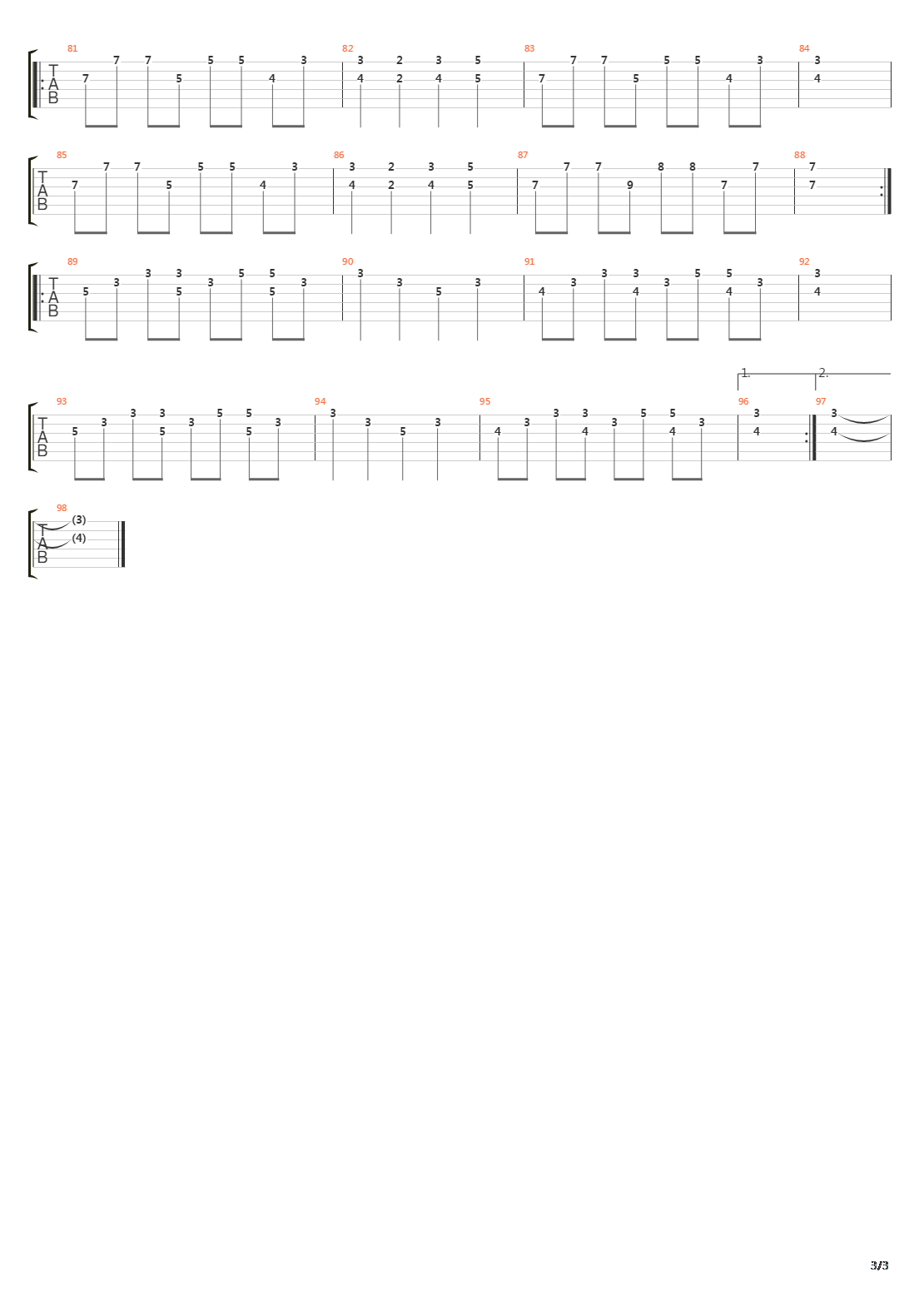 Coming Home吉他谱