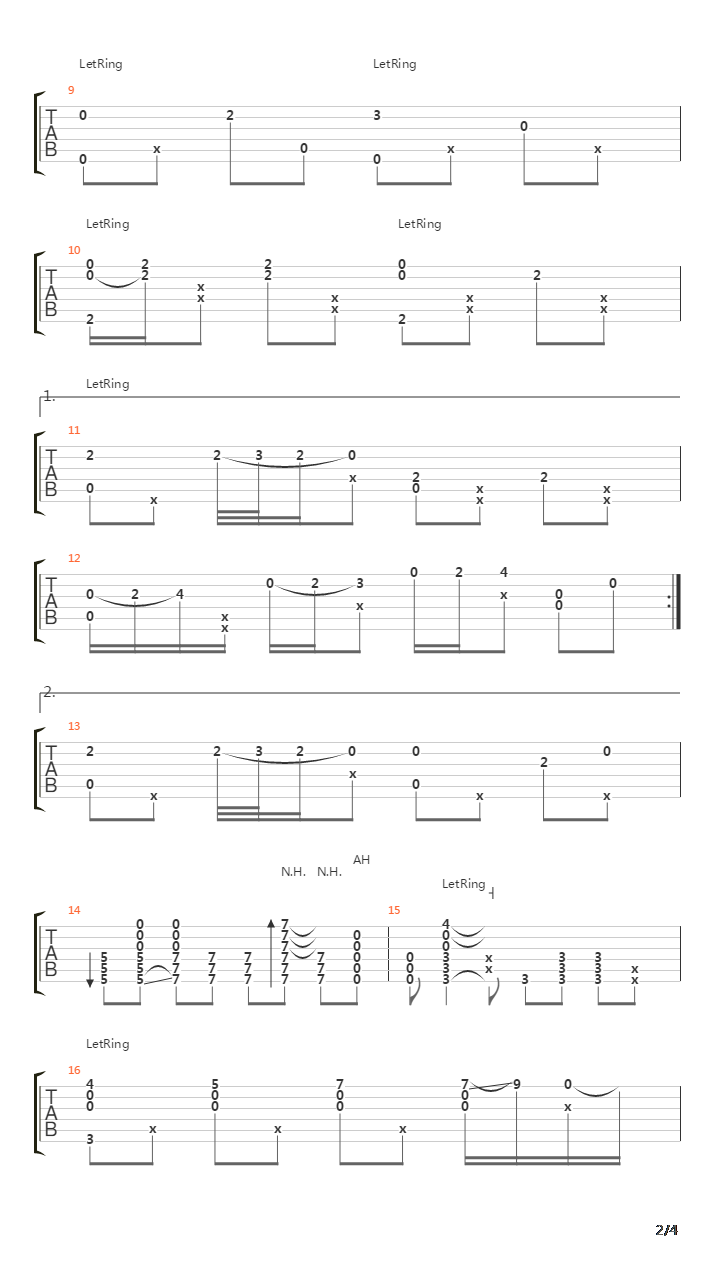 争分夺秒(Race against time)吉他谱