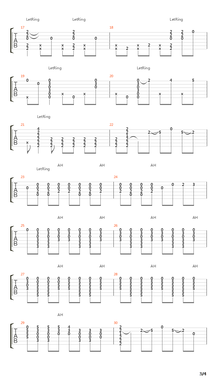 争分夺秒(Race against time)吉他谱