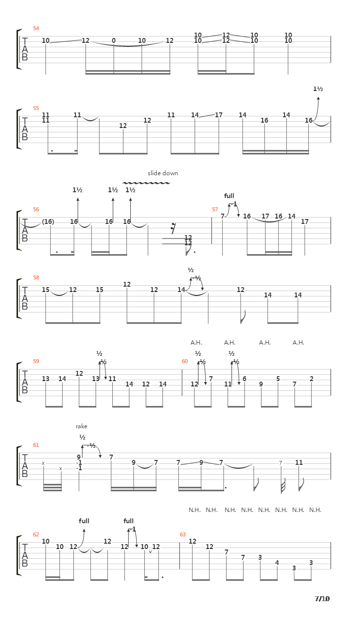 Die To Live吉他谱