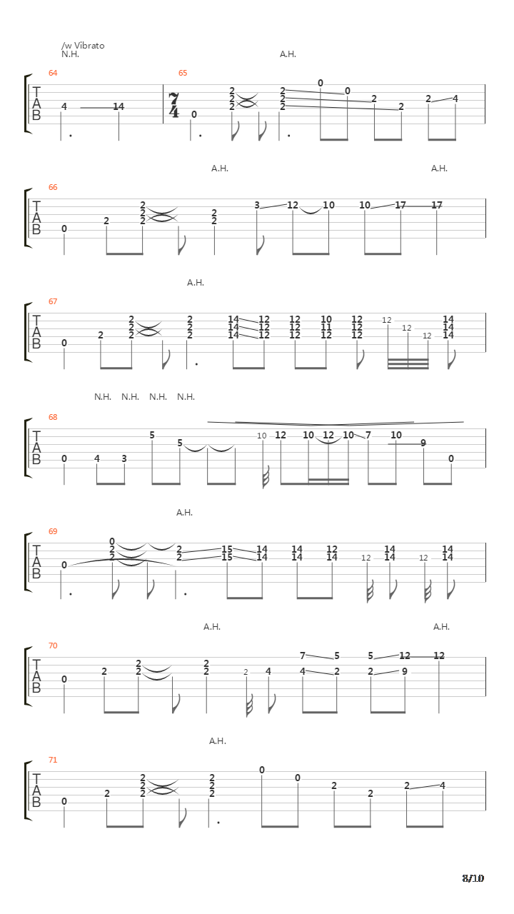 Die To Live吉他谱