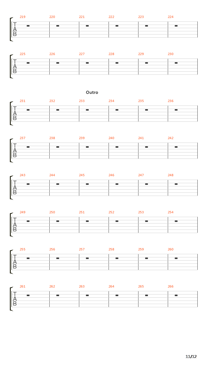 Down Deep Into The Pain吉他谱
