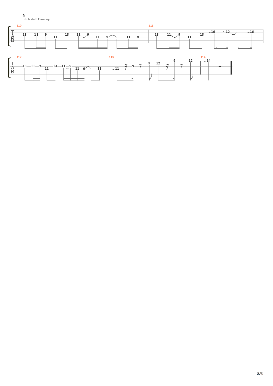 Massacre吉他谱