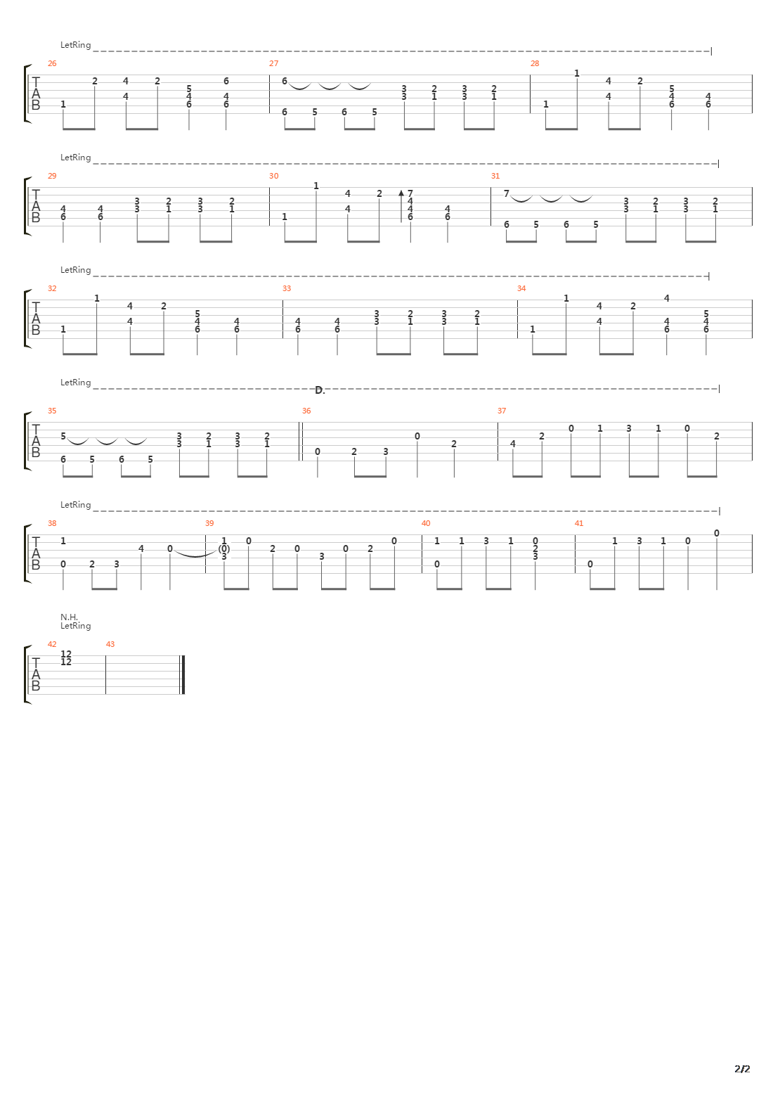 The Great Northern Cave吉他谱