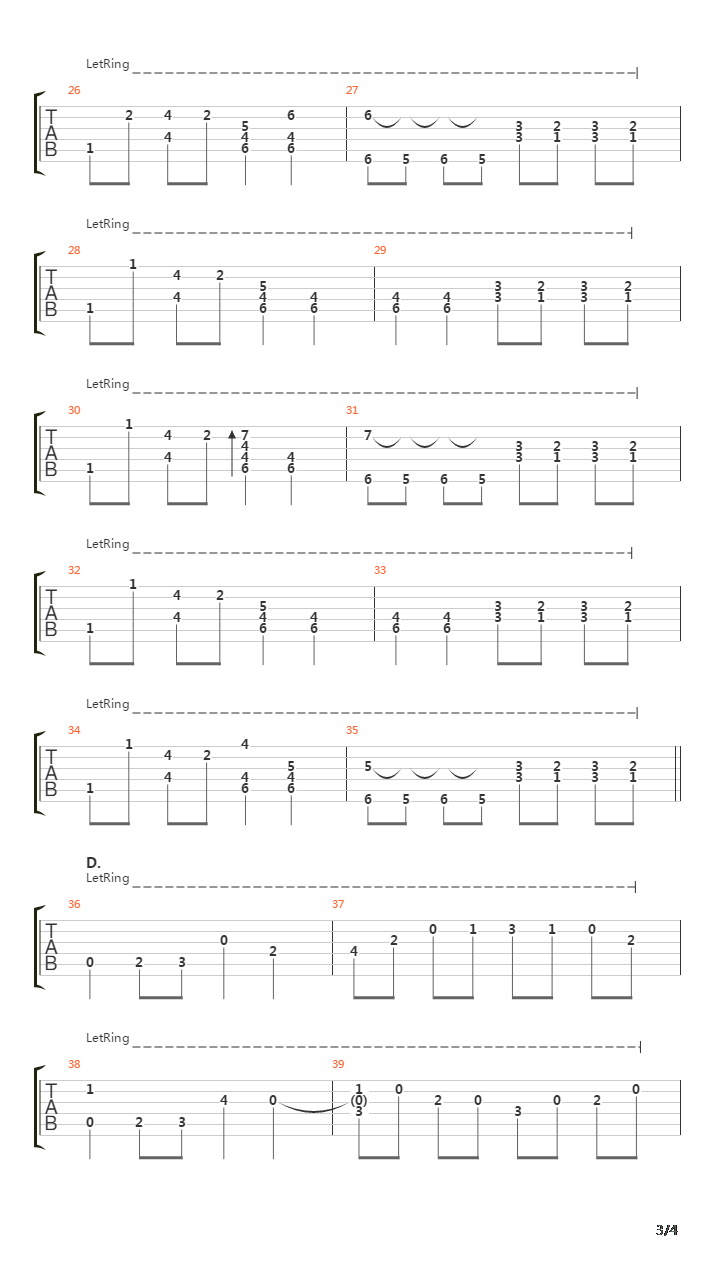 The Great Northern Cave吉他谱