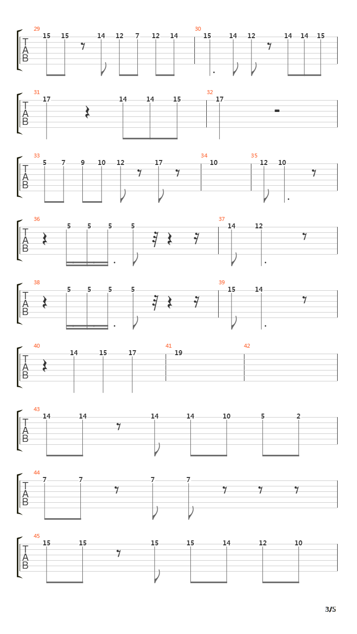 奥特曼主题曲吉他谱