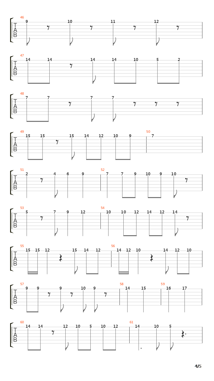 奥特曼主题曲吉他谱